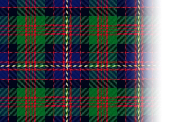 Cameron of Erracht "Cameron Highlanders" Tartan Wool Kilt