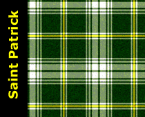 Saint Patrick Tartan Wool Ladies Dance Kilt